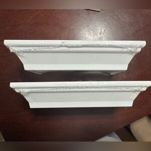 White Decorative wall shelf’s